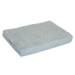 Rectangular Memory Foam Dog Bed - Grey