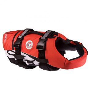 Dog Floatation Device Life Jacket Red