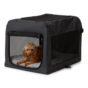 Pets at Home Soft Sided Folding Fabric Dog Crate Grey