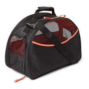 Pets at Home Easy Access Pet Carrier Black With Physio Approved Mat
