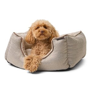 Wainwright's Square Dog Bed with Self Warming Cushion Beige